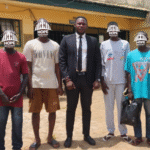 Accused of conspiracy and stealing